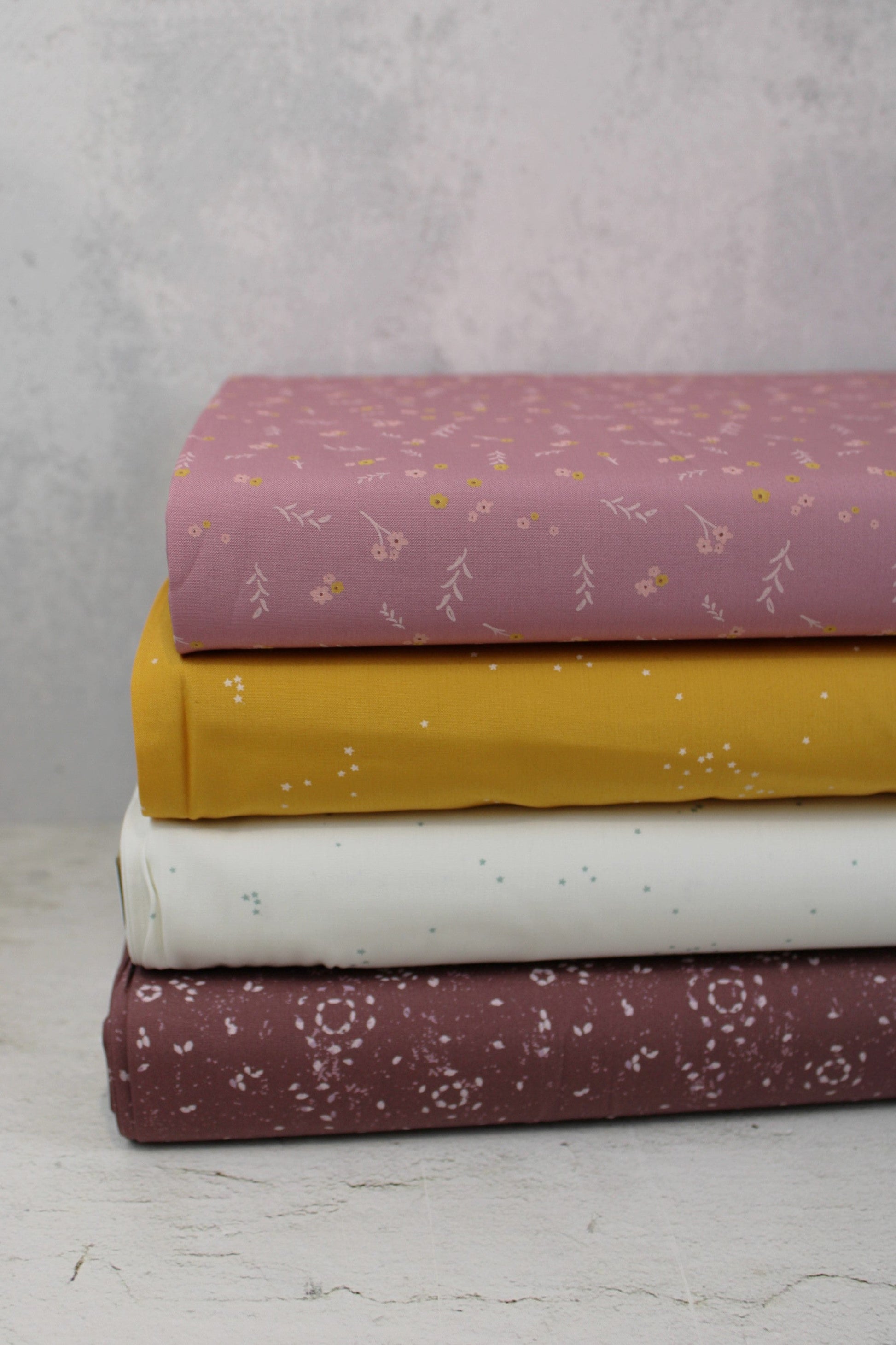 Baumwollstoffe aus der Geobloom-Kollektion von Art Gallery Fabrics