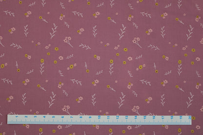 Baumwollstoff Whimsy Bloom aus der GeoBloom Kollektion Maßstab