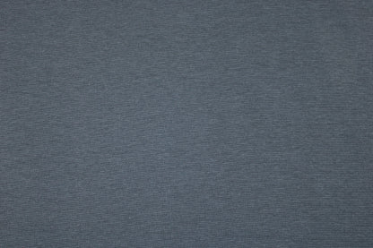 Bündchenstoff Heike in uni Jeansblau Detailbild