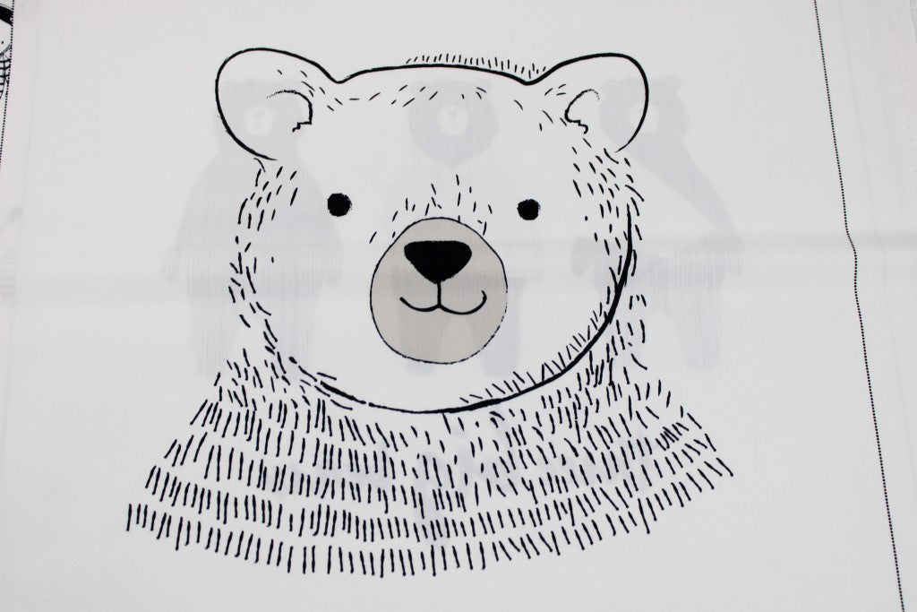 Baumwollpanel Motiv Bär