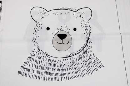 Baumwollpanel Motiv Bär