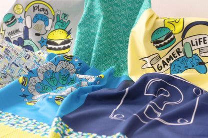 Canvas-Panel Happy Pillow Gamer