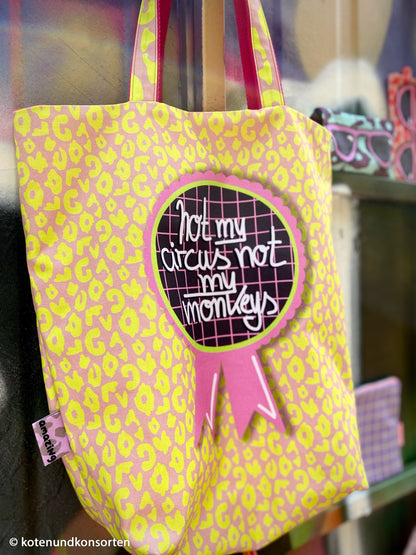 DIY-Taschen-Panel Cherry Picking Bag mit Not my Circus, not my Monkeys