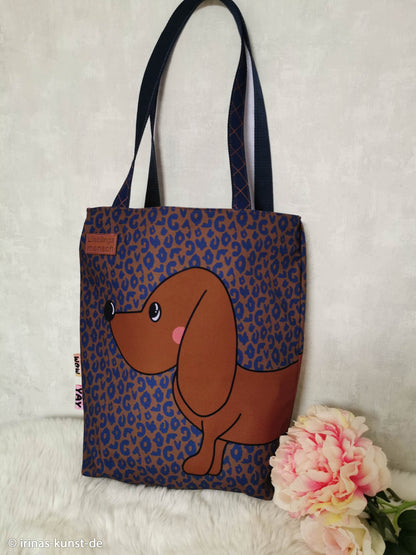 DIY-Taschen-Panel Cherry Picking Bag mit Dackel