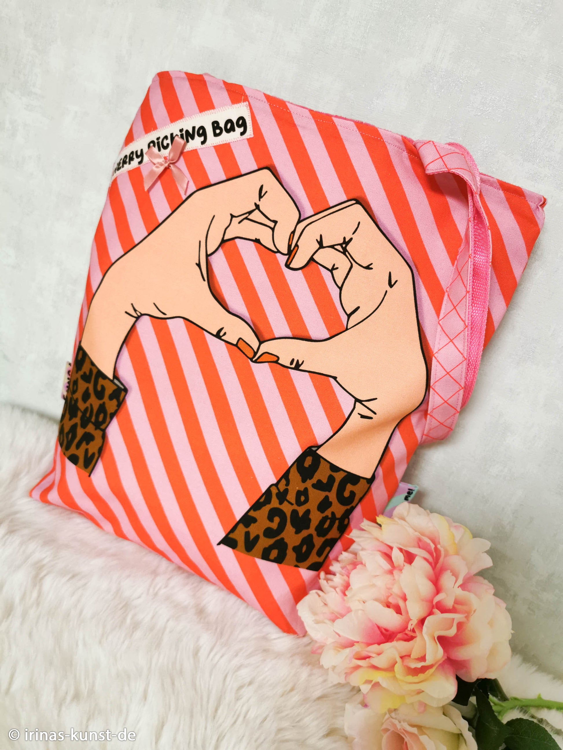 DIY-Taschen-Panel Cherry Picking Bag Love