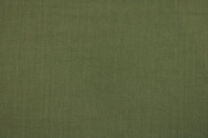 Baumwoll-Crepestoff Franky in uni Olivgrün Detailbild
