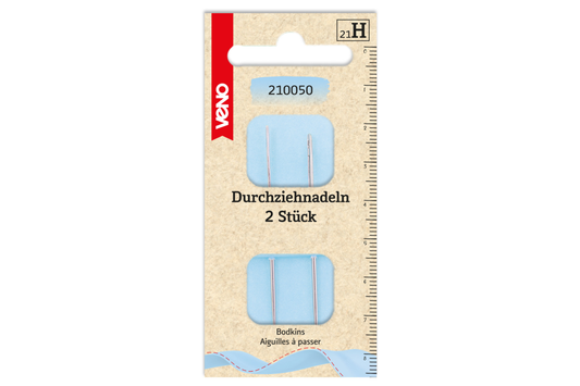 Durchzeihnadeln 2 Stück verpackt