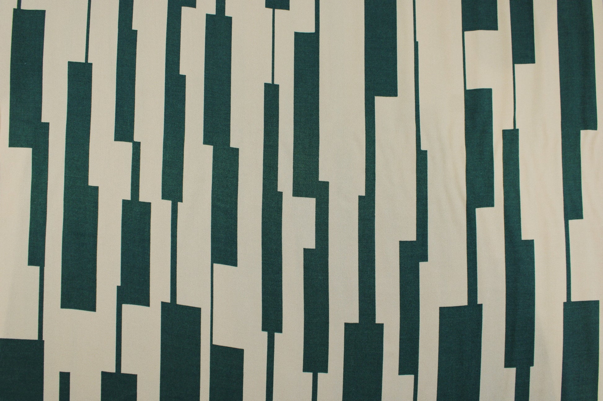 Viskose Twillstoff Square von Mind the Maker in Grün, Beige Detailbild