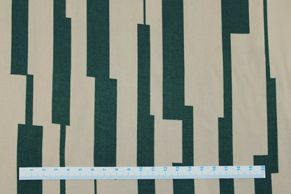 Viskose Twillstoff Square von Mind the Maker in Grün, Beige Maßstab
