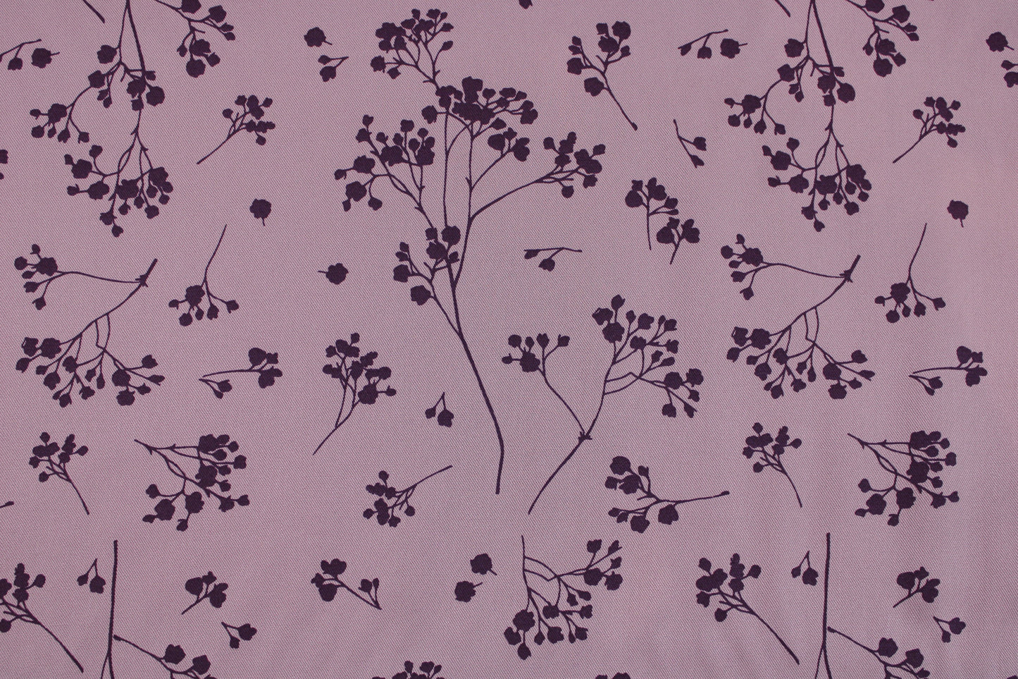 Viskose Twill Stalks lilac mit Blümchen von mind the MAKER Detailbild