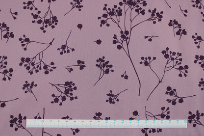 Viskose Twill Stalks lilac mit Blümchen von mind the MAKER Maßstab