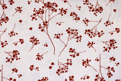 Viskose Twill Stalks creamy white mit Blümchen von mind the MAKER Detailbild