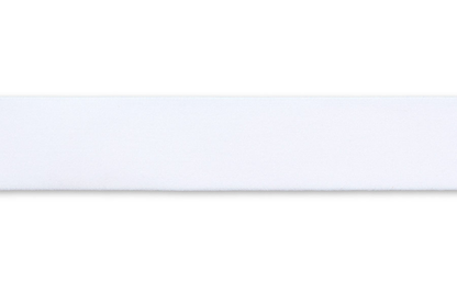Weißes Elastic-Gummiband in 38mm Breite 