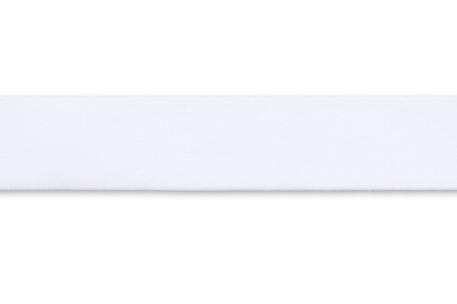 Weißes Elastic-Gummiband in 38mm Breite 