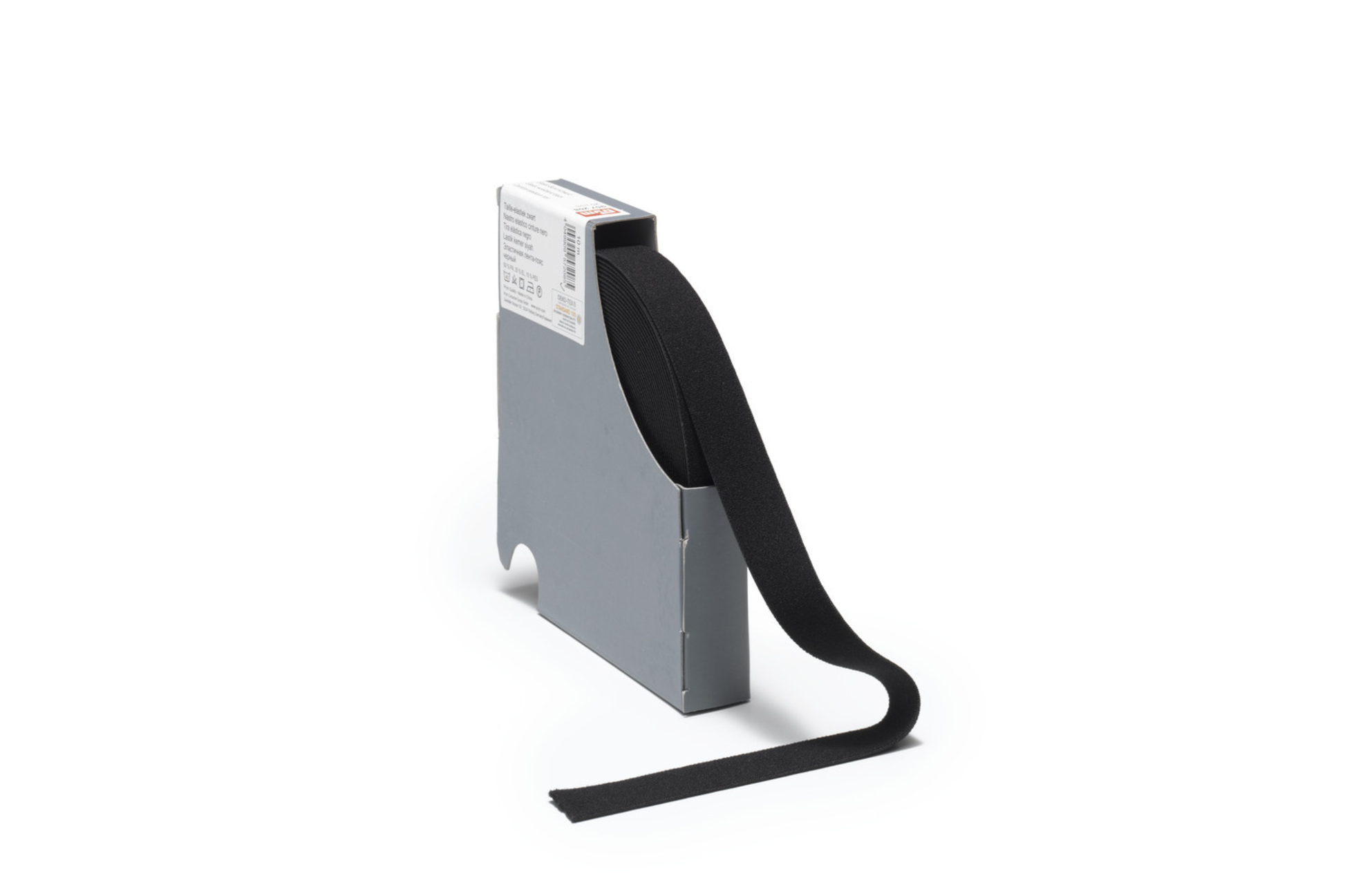 Schwarzer Elastic-Bund 20mm 10m Rolle