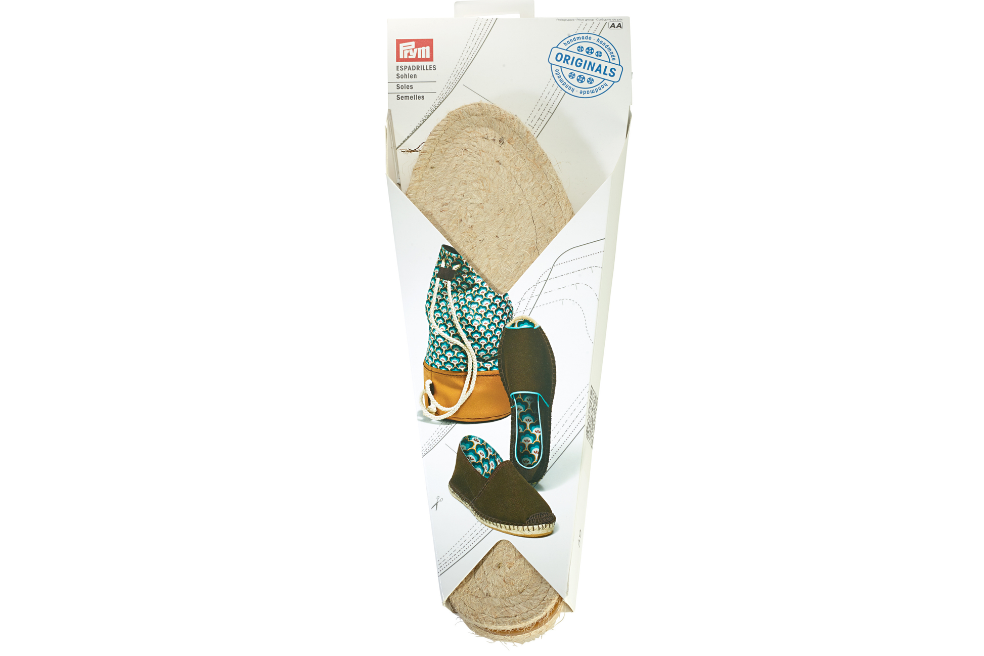 Espadrilles-Sohlen zum selber Nähen