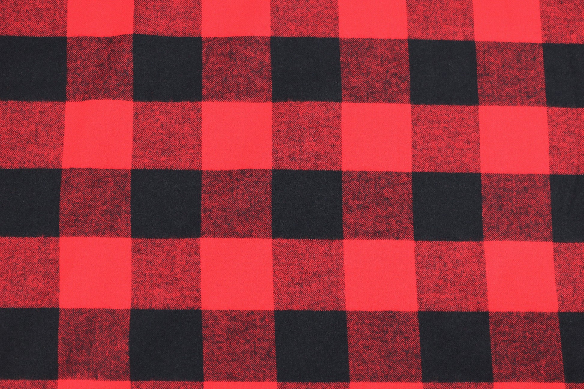 Flanellstoff Maverick mit aros in Rot und schwarz Detailbild