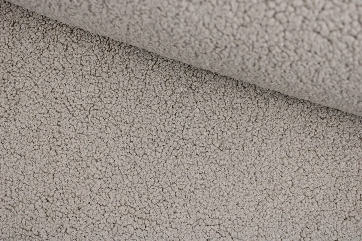 Teddystoff mit weicher Fleeceabseite in beige quer
