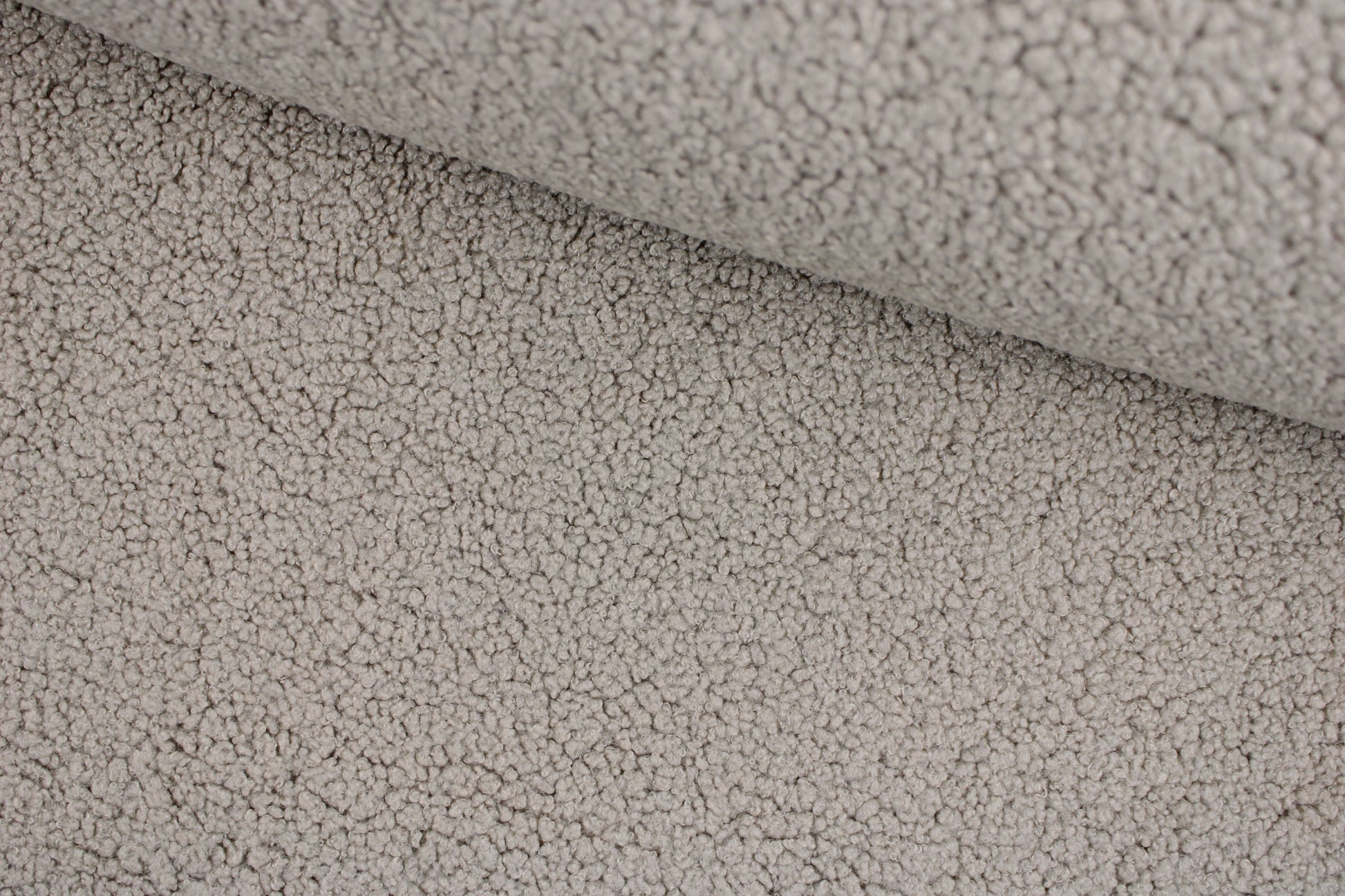 Teddystoff mit weicher Fleeceabseite in beige quer