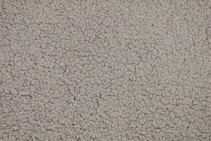Teddystoff mit weicher Fleeceabseite in beige Detailbild