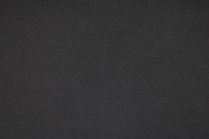 French Terry Sweatstoff Maike in uni Schwarz Detailbild