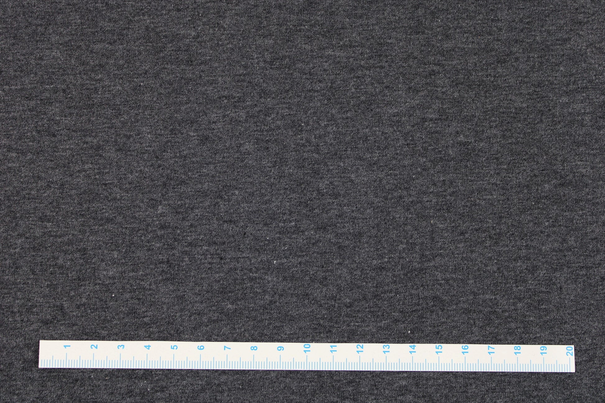 Dunkelgrau melierter French Terry Sweat Stoff Maike Maßstab