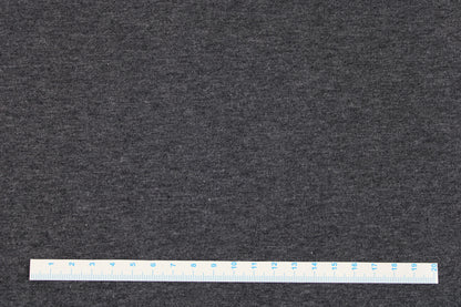 Dunkelgrau melierter French Terry Sweat Stoff Maike Maßstab
