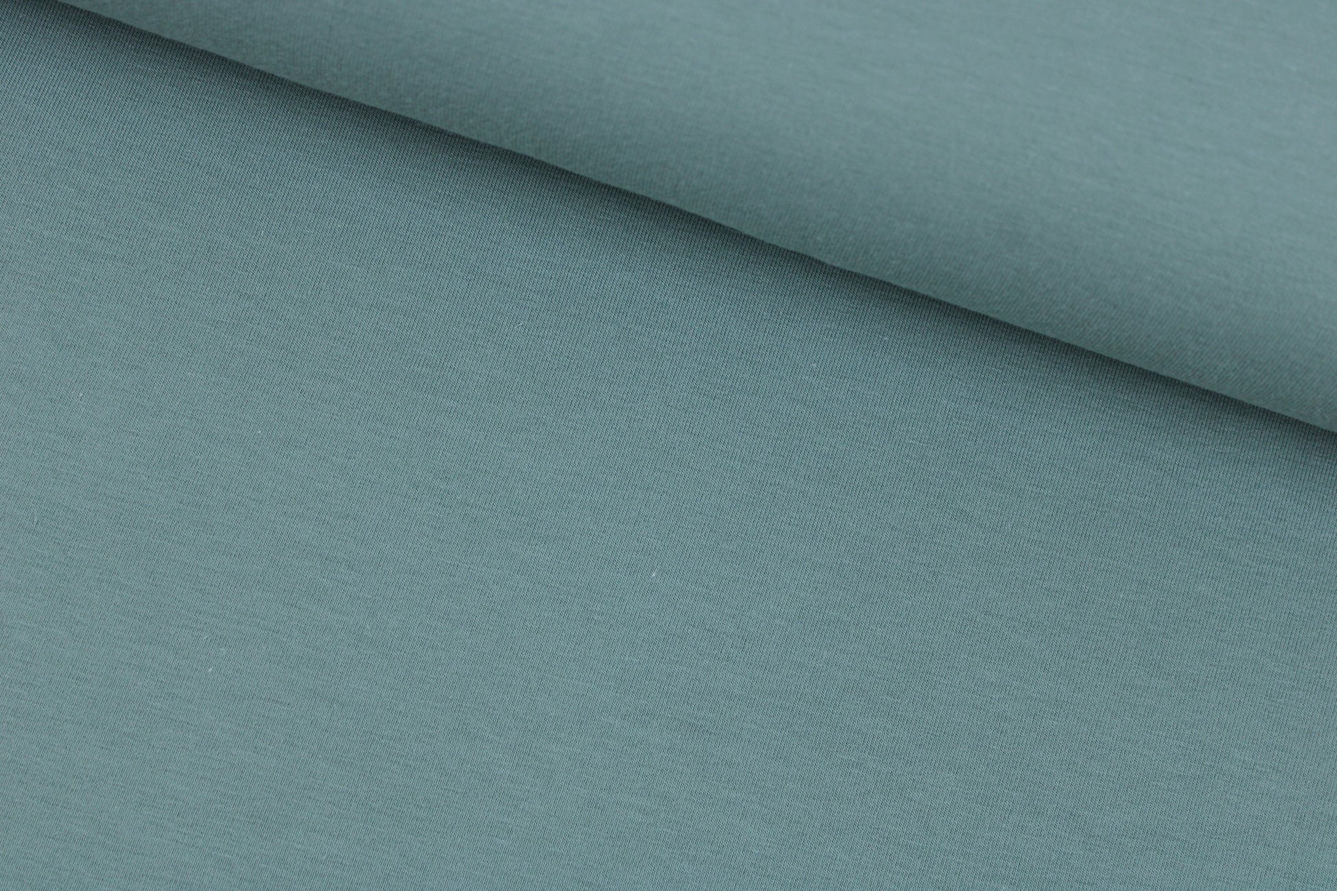 Salbei farbener French Terry Sweat Maike quer