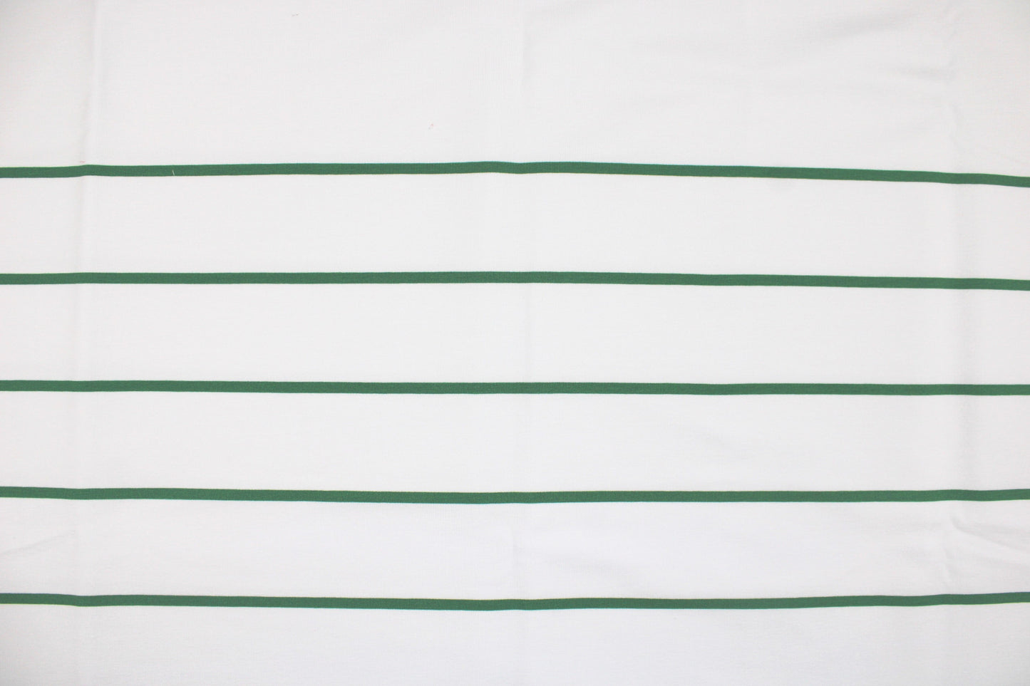 Modal Sweat Panelstoff Lineas mit Streifen in Grün auf Weiß Detailbild