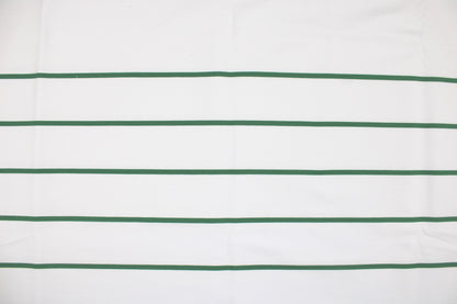 Modal Sweat Panelstoff Lineas mit Streifen in Grün auf Weiß Detailbild