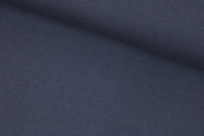 Dunkelblauer French Terry Sweat Stoff Maike quer