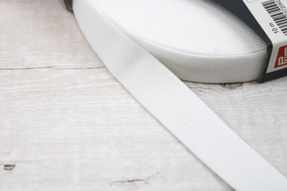 Gummiband Elastic-Bund in 20mm weiß