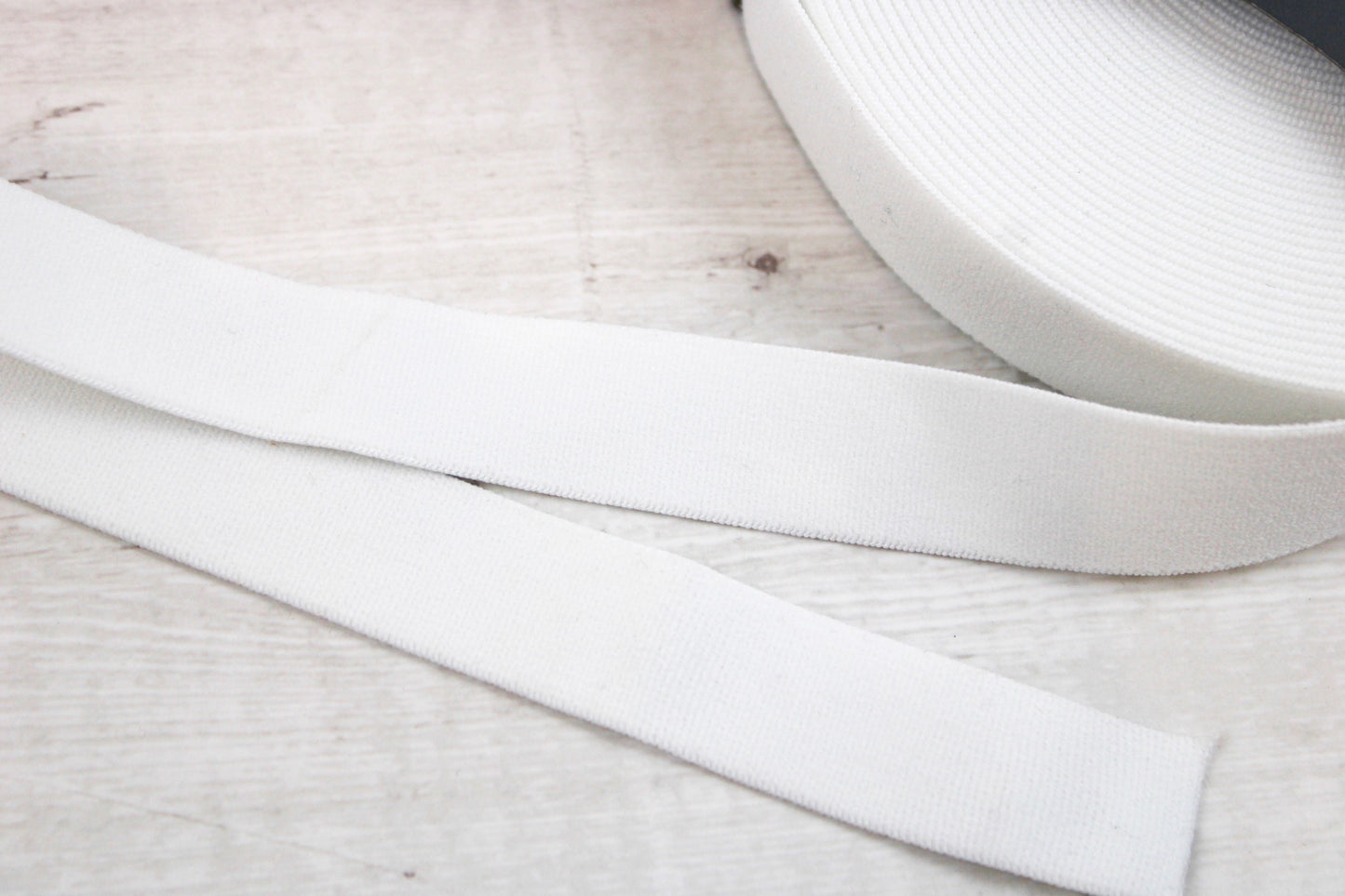 Gummiband Elastic-Bund in 20mm weiß