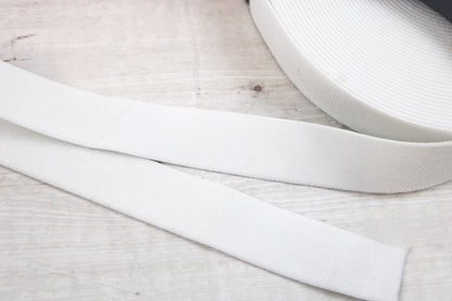 Gummiband Elastic-Bund in 20mm weiß