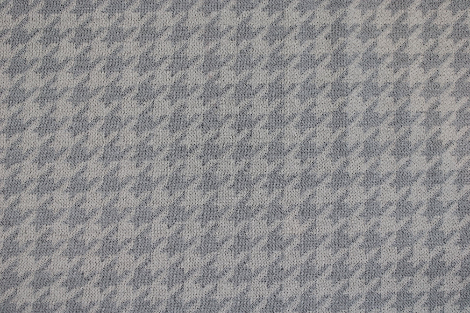Jacquardjersey mit Hahnentrittmuster in Beige und Taupe Detailbild