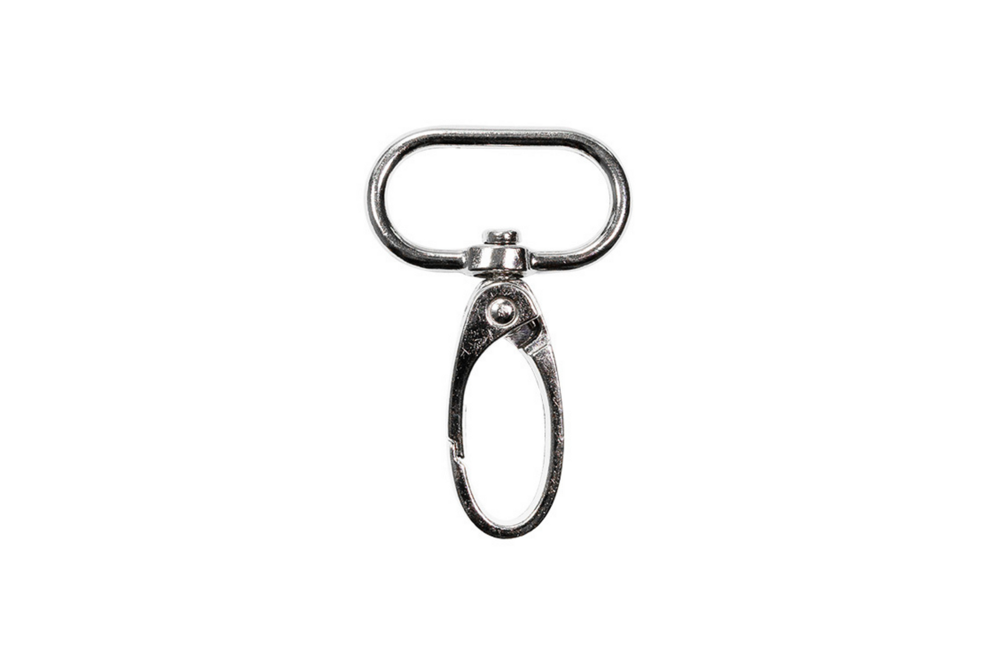 Karabinerhaken 25mm in Silber