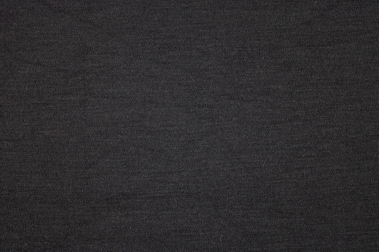 Merinostrickstoff Wolljersey in uni Schwarz Detailbild