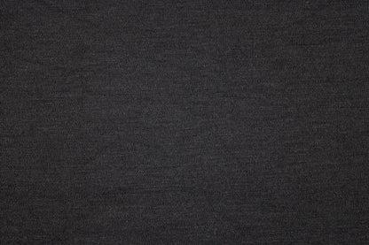 Merinostrickstoff Wolljersey in uni Schwarz Detailbild
