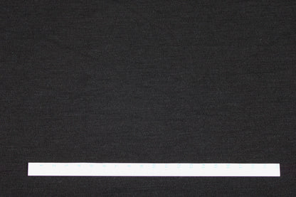 Merinostrickstoff Wolljersey in uni Schwarz Maßstab