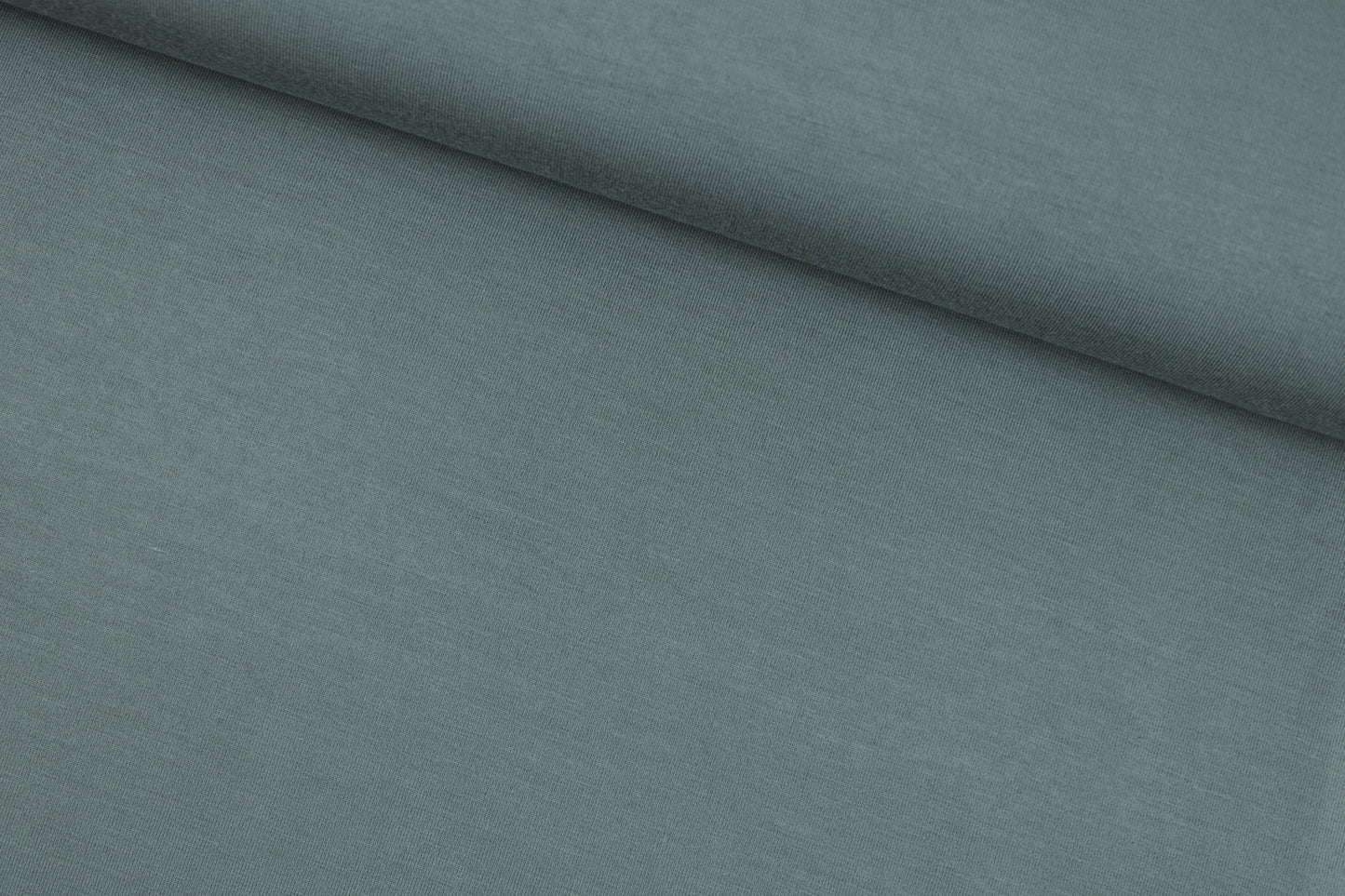 Weicher Modaljersey in uni Graugrün quer