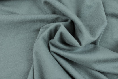Weicher Modaljersey in uni Graugrün gedreht