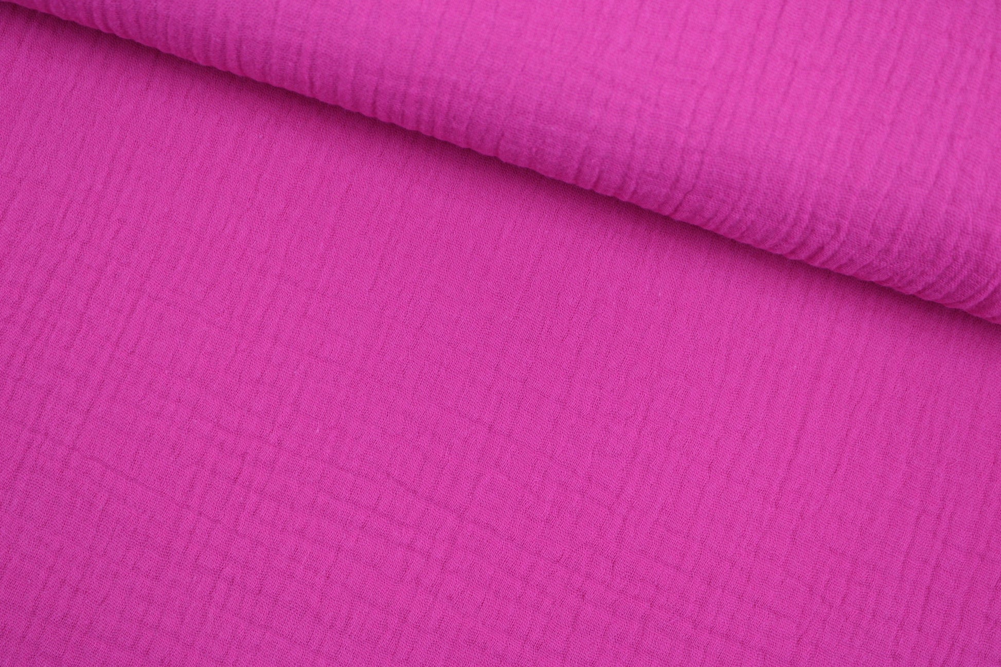 Musselinstoff Jenke uni pink quer