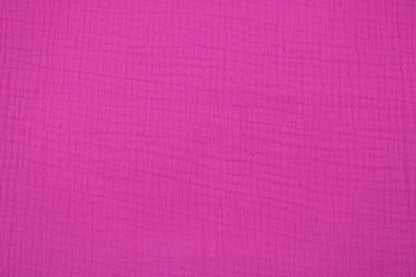 Musselinstoff Jenke uni pink Detailbild
