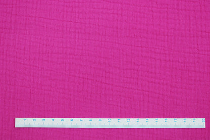 Musselinstoff Jenke uni pink Maßstab
