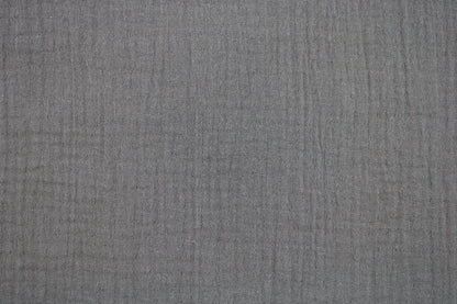 Musselinstoff Jenke uni schlamm Detailbild