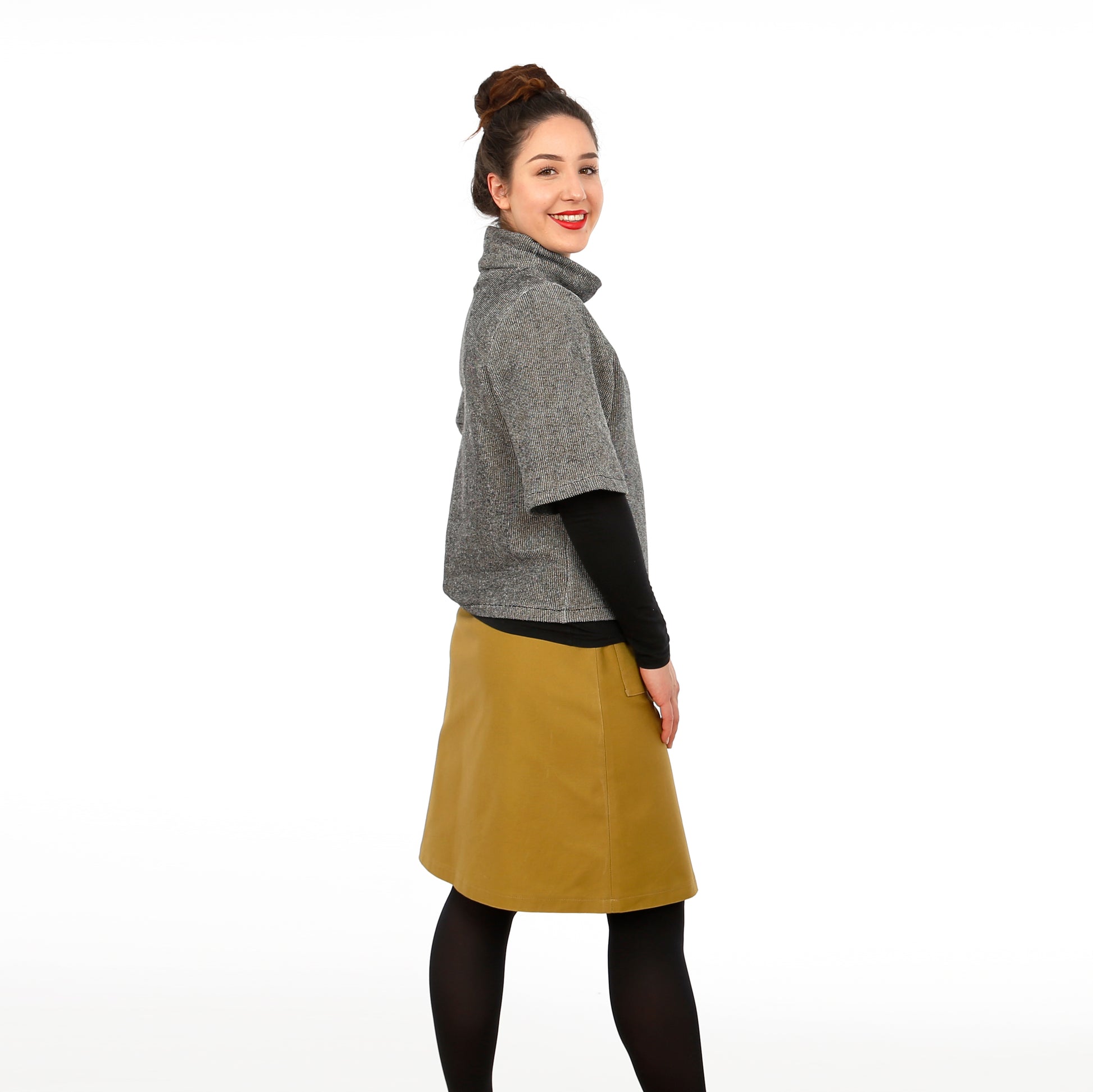 Schnittmuster Rollkragenpullover Frau Dörte von Studio-Schnittreif