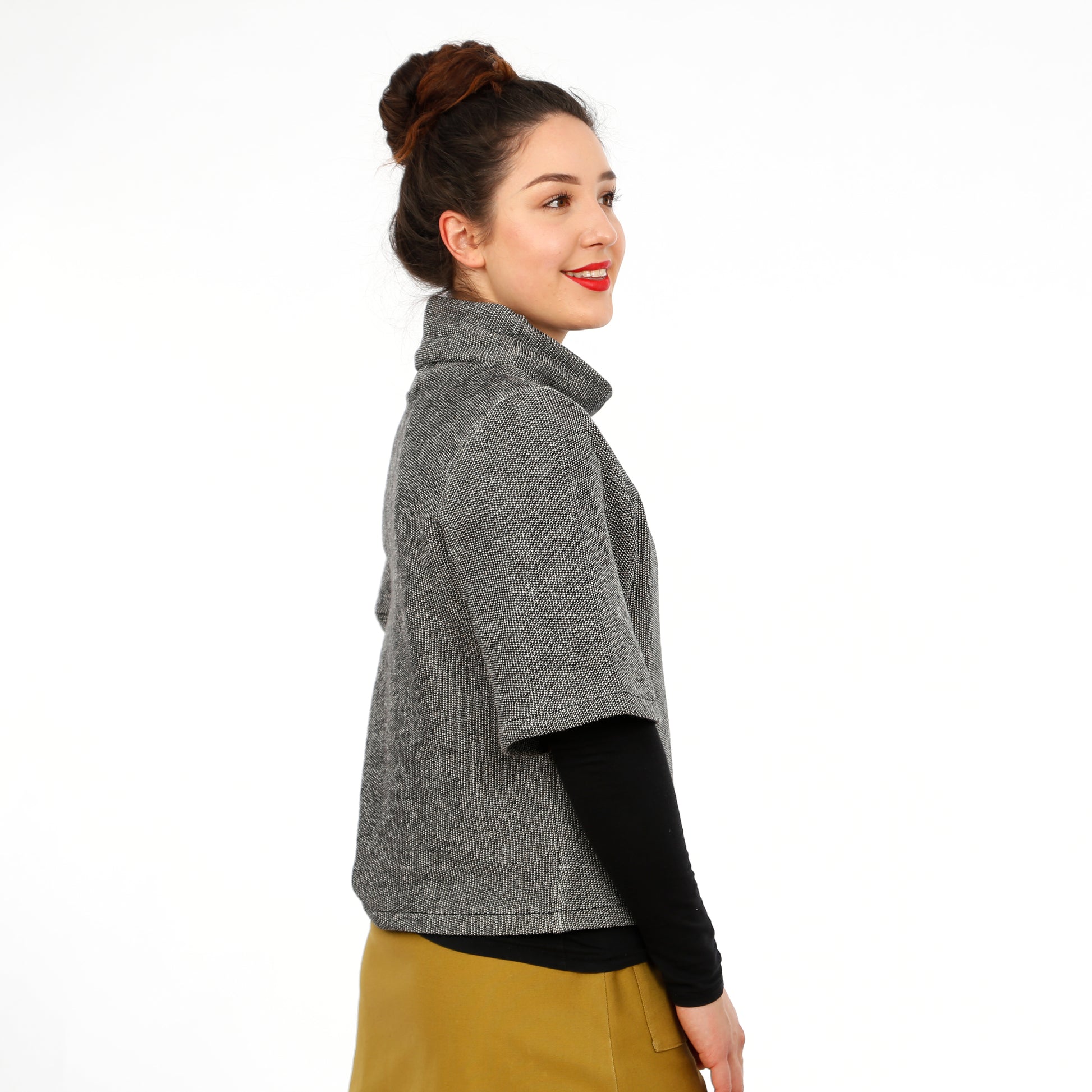 Schnittmuster Rollkragenpullover Frau Dörte von Studio-Schnittreif