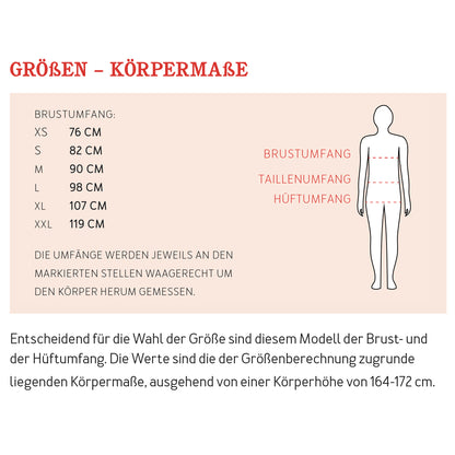Schnittmuster Fledermausjacke Kora von Studio Schnittreif Maßtabelle