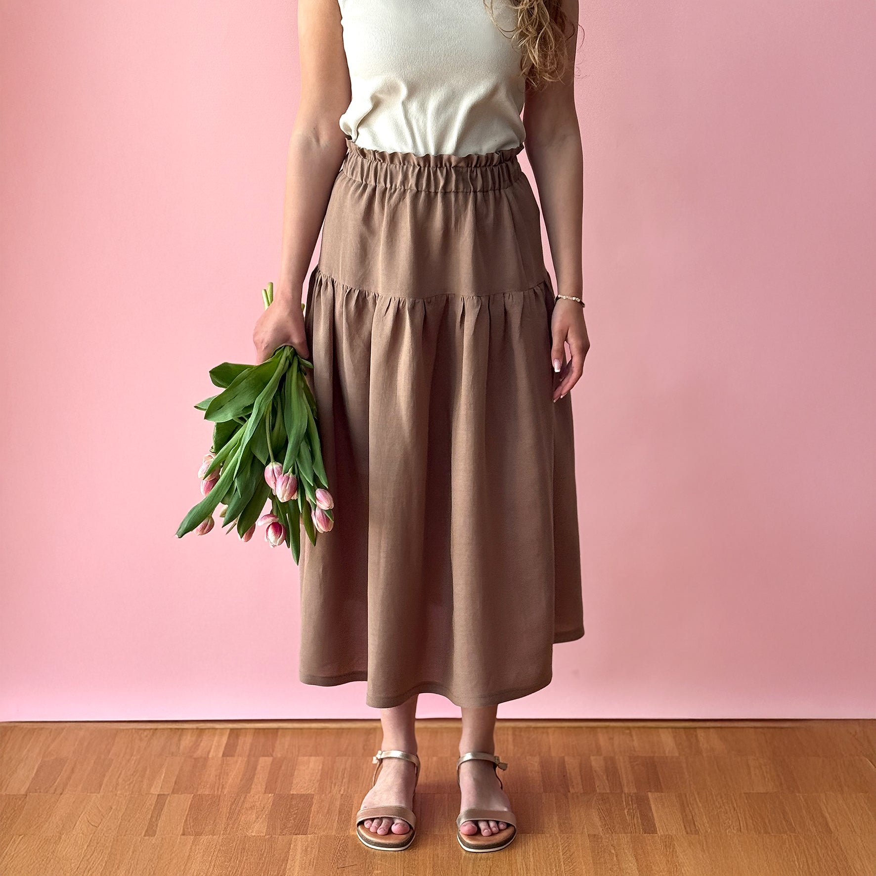 Schnittmuster Rock mit Papergab-Bund Frau Pippa von Studio Schnittreif
