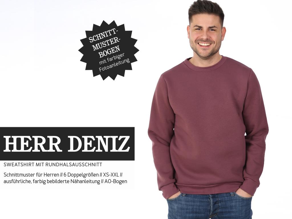 Papierschnittmuster Sweater Herr Deniz von Studio Schnittreif